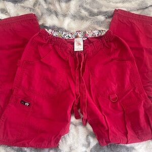 Red Koi Cargo Pants